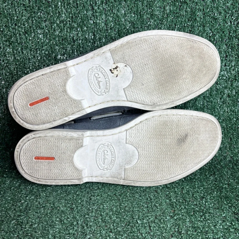 Cole Haan Yacht Club Suede Moc‎ Toe Nautical Boat Shoes Grey Mens Size 11.5 M